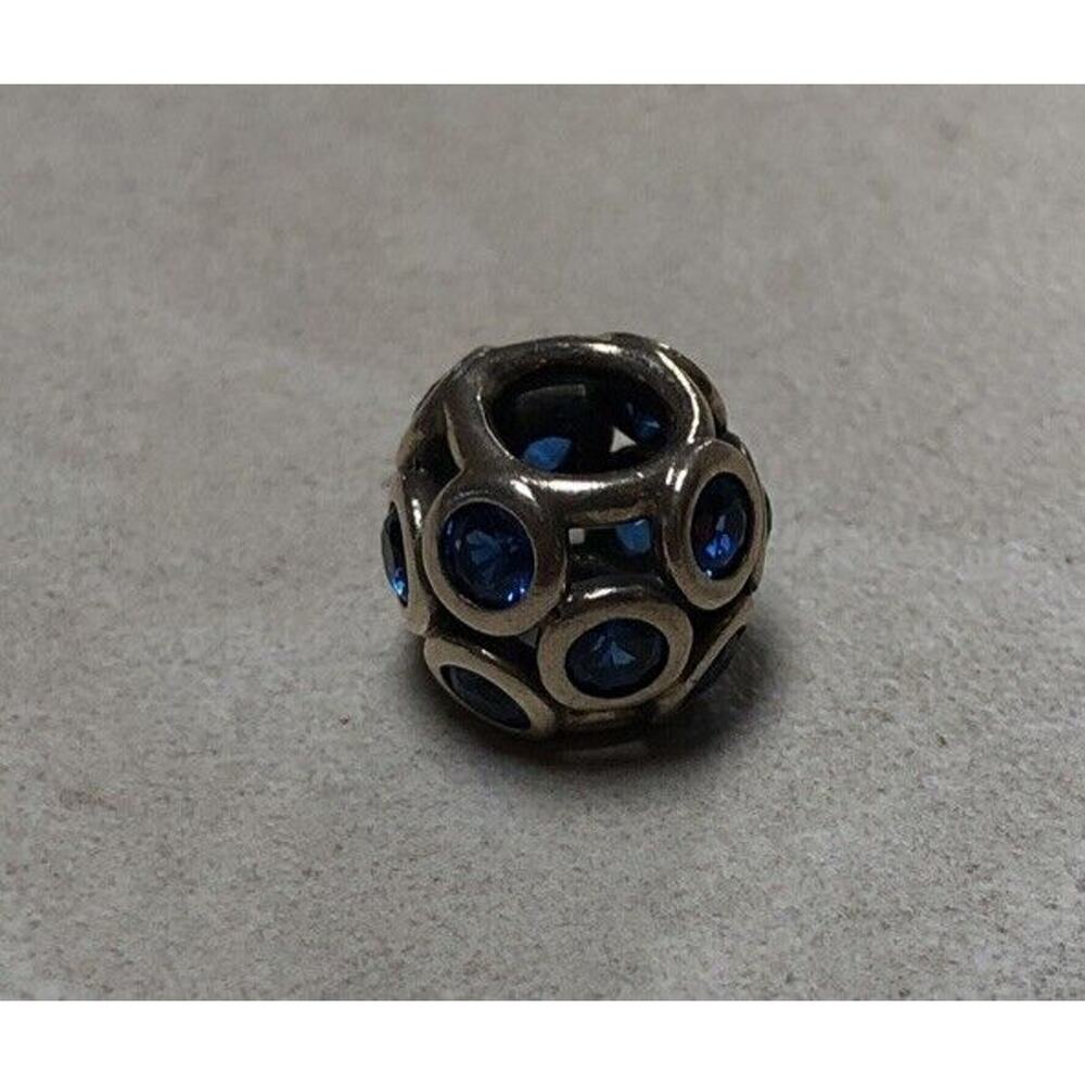 Authentic Pandora Charm Whimsical Lights Blue Bead 791153NSB